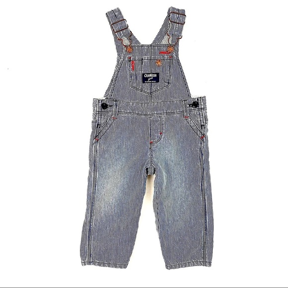 OSHKOSH B'GOSH Vintage Pinstripe Overalls - Picture 1 of 10